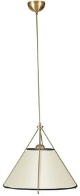 Φωτιστικό Οροφής Romeo 846STL5159 Φ40x70cm 1xE27 40W Cream-Gold