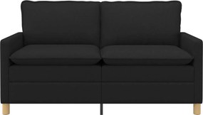 vidaXL Καναπές Μαύρο 156 x 81 x 87,5 εκ Ύφασμα