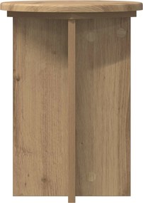 vidaXL Βάση φυτών 2 τεμ. Artisan Δρυς Ø29,5 x 40 εκ.