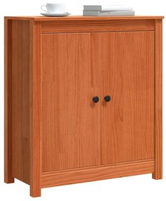 vidaXL Πλαϊνό γραφείο Καφέ 70 x 35 x 80 εκ.