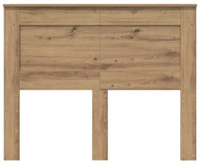 vidaXL Κεφαλάρι με κεφαλάρι Artisan Oak 135 cm Επεξεργασμένο ξύλο