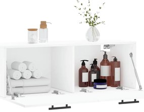 vidaXL Ντουλάπι Τοίχου Λευκό 100x36,5x35 εκ. από Επεξεργασμένο Ξύλο