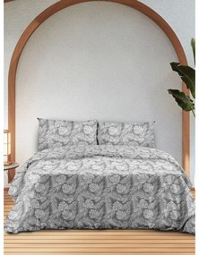Σετ Σεντόνια Flannel 3038 Grey Μονό (160x260)