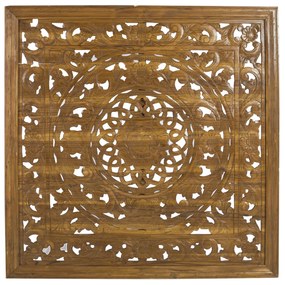 Artekko Panel Ξύλινο Σκαλιστό Διακοσμητικό Τοίχου Πάνελ (160x160x5)cm Artekko 730-3244