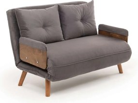 Διθέσιος Καναπές Κρεβάτι Γκρι COSMO 78x120x82