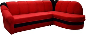 Γωνιακός καναπές Bean-Δεξιά-Κόκκινο