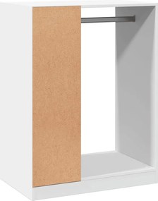 vidaXL Ντουλάπα Λευκή 77 x 48 x 102 εκ. από Επεξεργασμένο Ξύλο