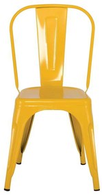 καρέκλα RELIX Steel Κίτρινο 44x49x84cm