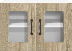 vidaXL Ραφιέρα τοίχου PORTO 2 pcs Δρύς Sonoma Επεξεργασμένο Ξύλο