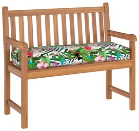 vidaXL Μαξιλάρι παλέτας για πάγκο Floral Πολύχρωμο 120 x 40 x 8 εκ