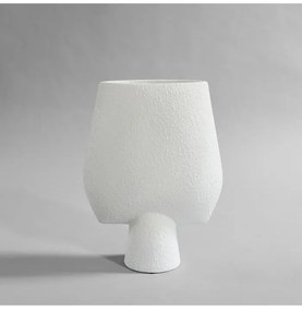 Βάζο Sphere Square Bubble White Big, Κεραμικό, Λευκό, 43,5 x 17 x 33,5cm, 101 COPENHAGEN