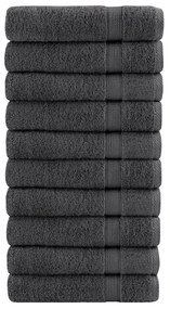 Πετσέτες Μπάνιου Premium SOLUND 10 τεμ. Ανθρακί 70x140 εκ. 600 γρ./μ²