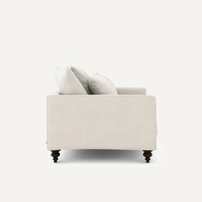 Διθέσιος καναπές compact από βελούδο chenille, Lazare