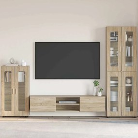 vidaXL Πλαϊνό γραφείο με ράφι FLORIN Δρύς Sonoma 55,5 x 29 x 100 εκ