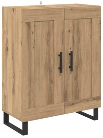 vidaXL Highboard 2 pcs Artisan Oak Σύνθετο Ξύλο και Γυαλί