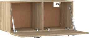 vidaXL Ντουλάπι Τοίχου Sonoma Δρυς 80x36,5x35 εκ. Επεξεργασμένο Ξύλο