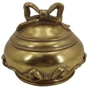 Μπιζουτιέρα 253-223-512 14x11,5cm Gold Polyresin