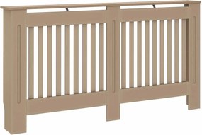vidaXL Καπάκι Καλοριφέρ 2 pcs Καφέ 152 x 19 x 81,5 cm