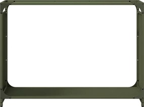 vidaXL Ράφι Καυσόξυλων 90x28x65 εκ. Χάλυβας ψυχρής έλασης