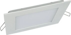 Led panel slim πλαστικό χωνευτό 26W λευκό τετράγωνο 3000k θερμό φως 230V 1830lm