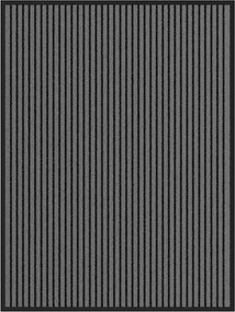 vidaXL Χαλάκι Εξώπορτας Μαύρο 80 x 120 cm Πολυπροπυλένιο