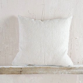 Μαξιλαροθήκη Διακοσμητική Fidel Ecru Ρυθμός 40Χ40 Cotton,Chenille