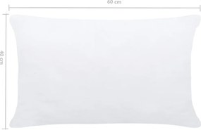 vidaXL Γεμίσματα Μαξιλαριών 2 τεμ. Λευκά 60 x 40 εκ.