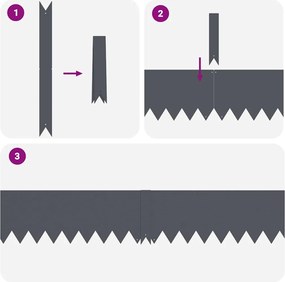 vidaXL Περίγραμμα γκαζόν 20 pcs Ανθρακί 100 x 0.05 x 20 εκ