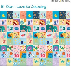 Χαλάκι 2 όψεων Δραστηριοτήτων marcus &amp; marcus Μεγάλο Playmat Αφρού ABC 200X150Χ1cm