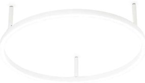 Φωτιστικό Οροφής-Πλαφονιέρα Oracle Round 266015 90x7cm LED 55W 3000K White Ideal Lux