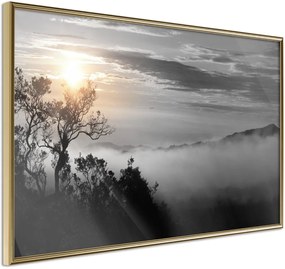 Αφίσα - Fog Valley - 90x60 - Χρυσό - Χωρίς πασπαρτού