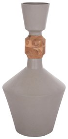ΔΙΑΚΟΣΜΗΤΙΚΟ ΒΑΖΟ ΔΑΠΕΔΟΥ NEBULA HM4661.03 FIBER CEMENT ΓΚΡΙ--ΞΥΛΟ ΤΕΑΚ Φ60x115Υεκ.
