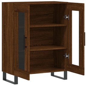 vidaXL Ντουλάπι Καφέ Δρυς 69,5 x 34 x 90 εκ. Επεξεργασμένο Ξύλο