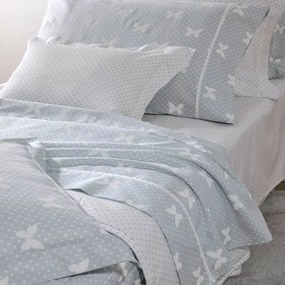 Σεντόνια Παιδικά ΣΧ.686 Σετ 3τμχ Light Grey Down Town Single 175x255cm 100% Βαμβακοσατέν