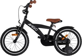 Explorer 16 Inch 23 cm Boys Coaster Brake Black/White