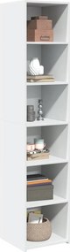 vidaXL Ντουλάπι Λευκό 40x41x185 εκ. Επεξεργασμένο Ξύλο