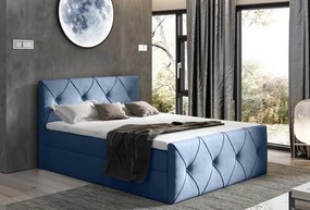 Επενδυμένο κρεβάτι Crystal lux-Mple-160 x 200