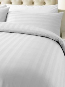 Bonsai Home Σετ Σεντόνια 4 Τμχ Βαμβακοσατέν 300 TC King Size 250×280 – LS3 Ρίγα Λευκό
