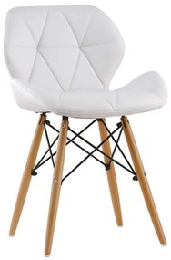 ΚΑΡΕΚΛΑ MARGO CREAM PU/PP 47X53X72εκ. (Σετ 4 ΤΕΜ)