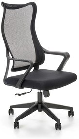 ΚΑΡΕΚΛΑ ΓΡΑΦΕΙΟΥ LORA ΜΑΥΡΗ 61x65x113-123cm