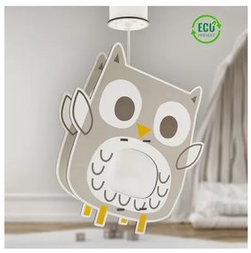 Owl MDF παιδικό φωτιστικό οροφής (63397) Ango