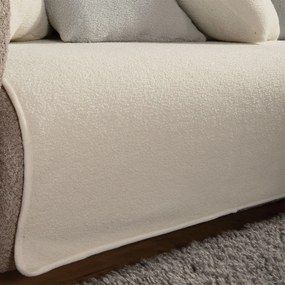 Ριχτάρι Πολυθρόνας Μπουκλέ (180x180) Nef-Nef Homeware Breda Ecru