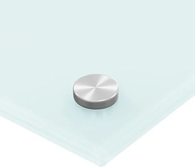 vidaXL Πλάτη Κουζίνας Γαλακτώδες 80 x 40 εκ. από Ψημένο Γυαλί
