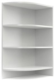 Charlotte κάτω ντουλάπι με ράφια 56.5x28.5x82cm Λευκό SO-CD30K3