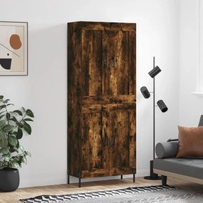 vidaXL Ντουλάπι Καπνιστή Δρυς 69,5x34x180 εκ. από Επεξεργασμένο Ξύλο