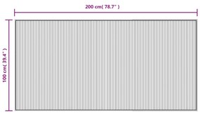 ΧΑΛΙ ΟΡΘΟΓΩΝΙΟ ΑΝΟΙΧΤΟ ΦΥΣΙΚΟ 100 X 200 ΕΚ. ΜΠΑΜΠΟΥ 376945