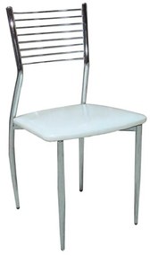Καρέκλα Evita Cream 11-1220 44X43X85cm Metal, Technoderma