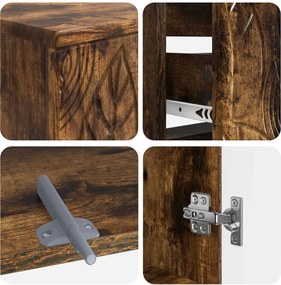 vidaXL Σετ ντουλαπιών μπάνιου 3 τεμαχίων DELFT 3 τμχ.