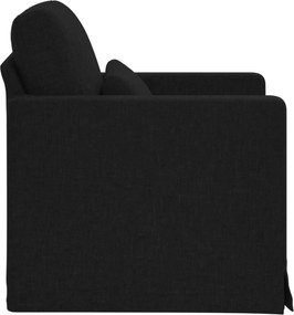 vidaXL Καναπές 60cm Μαύρο Μέταλλο