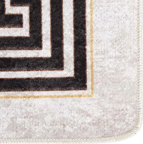 vidaXL Χαλί Πλενόμενο Ανοιχτό Μπεζ 80 x 150 εκ.